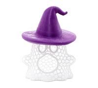 Hamac Poisson Betta Flottant | Cachette Aquarium Cône Imprimé 3D Refuge Crevette 6.1x6x8cm | Anneau Nourrissage Zone Repos Décor | Accessoire Sommeil Jeu Animal Aquatique