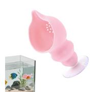 Hamac Poisson Betta,Reposoir À Ventouse Forme Coquillage - Cachette Flottante Betta - pour Escargots Grenouilles Poisson Rouge Guppy Koi Reptile Bac Et Aquarium Espace De Reproduction Domestique