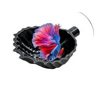 Hamac Poisson Betta,Reposoir À Ventouse Forme Coquillage,Hamac Feuille Betta | pour Escargots Grenouilles Poisson Rouge Guppy Koi Reptile Bac Et Aquarium Espace De Reproduction Domestique