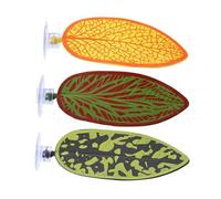 Hamac Poisson Conçu pour Aquarium - Lit Décoratif en Forme De Feuille Artificielle avec Ventouse - Hamac Feuille Betta - pour Maison Bureau Vacances Et Crevettes d'eau Douce