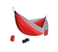 Hamac portable avec de rangement, lit de repos en tissu de parachute extérieur avec sangles pour la plage et le patio, loisirs et repos dans la cour, lit d ' extérieur, hamac de camp avec sangles,