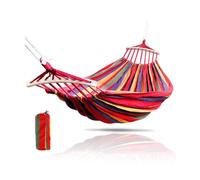 Hamac Portable D'intérieur Et D'extérieur En Toile Épaisse, Lit-Balançoire Pour La Chambre À Coucher, Le Jardin, Le Camping, Le Voyage, Article De Détente