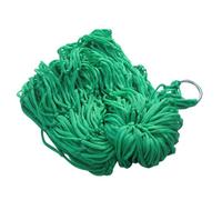 Hamac Portable en Corde de Nylon Vert pour Camping et Pique-niques | Filet Ajouré Tissé Dense, Structure Nouée Renforcée, Pliable et Compact, pour Arbres ou Poteaux