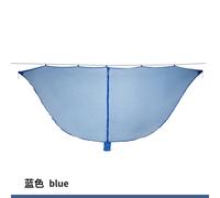 Hamac Portable en tissu Nylon,facile à installer,facile à transporter,pour voyage,Camping,Double personne,pliable,lit-balançoire - Type Bleu