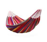 Hamac Portable En Toile Épaisse Avec Rayures, Lit-Balançoire D'Extérieur Pour Jardin, Camping, Voyage, Sport, Maison