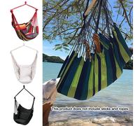 Hamac Portable En Toile, Lit-Balançoire Pour La Maison, Chambre À Coucher, Camping En Plein Air, Voyage Jardin Cour, Livraison Directe