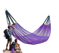 Hamac portable, hamac d'arbre de voyage pour camping, balançoire portable avec forte capacité de charge pour extérieur, jardin, balcon, randonnée, méditation, voyage