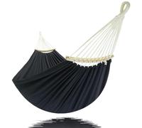 Hamac pour 2 Personnes, 220 × 150 cm, Tissu Polycoton(Gris foncé) XXL