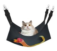 Hamac pour animal domestique avec logo imprimé couleur principale - Hamac de couchage pour chats, lapins, furets, chiots, petits animaux