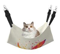 Hamac pour animal domestique imprimé avec logo - Style plat - Hamac de couchage pour chats, lapins, furets, chiots, petits animaux