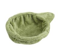 Hamac pour Animaux de Compagnie de Remplacement 14 Pouces, Type Cuillère | Vert Clair, Lint et Anneau Acier, pour Chaton et Chat, Installation Simple, Usage en Arbre à Chat