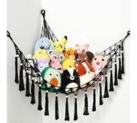 Hamac Pour Animaux En Peluche - Filet De Rangement Suspendu Pour Jouets - Support De Coin Pour Chambre D'enfant