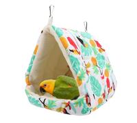 Hamac pour cage à oiseaux | Hamac chaud d'hiver pour oiseaux de petite et moyenne taille, pour perroquets, inséparables, habitat de montage pour salon, balcon