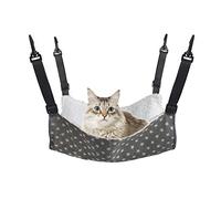 Hamac pour Cage pour Animaux de Compagnie,Lit Suspendu pour Hamac pour Animaux de Compagnie,Hamac Doux pour Chat avec Sangles Réglables et Crochets en Métal pour Chats,Furets,Chiots,Petits Animaux