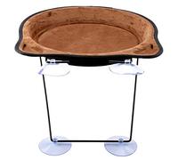 Hamac pour chat à fixer sur une fenêtre avec ventouse pour économiser de l'espace - Nid suspendu pour animal domestique - Hamac pour rebord de fenêtre (café) (couleur : café)