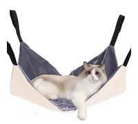 Hamac pour chat, accessoires de cage, lit pour chaton, lit confortable pour repos - Lit double face - 38 x 38 cm - Pour chatons, ferrets, poupées, lapins et petits animaux