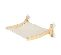 Hamac pour chat avec ventouse | Espace pour chat pliable pour chatons | Espace de couchage pour chat pour appartement, salon, chambre à coucher, mur ou coin