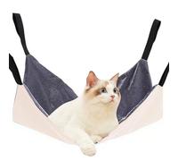 Hamac pour chat - Hamac doux réglable pour chat | Accessoires de cage, matelas de repos confortable, lit double face pour chatons, furets, chiots, petits animaux