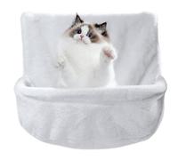 Hamac pour chat - Hamac pour animal domestique, sac de couchage avec cadre de lit en métal | Dos de chaise étagères murales, tapis de sieste en peluche pour balustrades, portes d'armoire, dossiers de