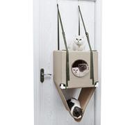 Hamac pour chat - Siège de fenêtre pour chat - Hamac suspendu pour bain de soleil et repos - Peu encombrant - Pour jouer à l'escalade - Chaise longue à ventouse stable - Hamac pour chat intérieur