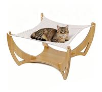 Hamac pour Chat Tissé Respirant, Stable, et Doux | Hamac Pour Chat Avec Lit Et Planche À Griffes Pour Maison Dortoir Balcon Chambre et Salle de Séjour