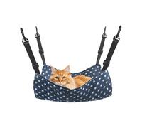 Hamac pour chats pour cage - Hamac réversible à suspendre pour chats à double face | Lit rabattable pour chats double face respirant