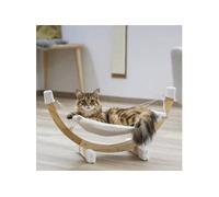 Hamac pour chats Kerbl Siesta 82591 Chassis en bois Dimension 73 36 34cm