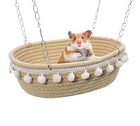 Hamac pour cochons d'Inde - Hamac pour animal domestique - Panier pour furet | Nid de couchage en coton pour hamster labyrinthe | Petit hamac chaud à suspendre pour furet