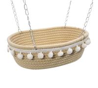 Hamac pour cochons d'Inde - Lit doux, confortable à suspendre en peluche | Accessoire de cage pour chinchillas, furets, planeurs à sucre, hamsters, lapins et écureuils | Utilisation intérieure et
