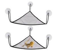 Hamac pour Dragon Barbu et Reptiles | Lit Reptile Avec Corde Ajustable Et Respirante - Couche Pour Dragon Barbu | Destiné À Un Usage En Intérieur Et En Extérieur, Maison Pour Petits Animaux Iguanes Ax