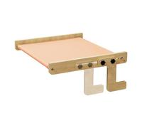 Hamac pour fenêtre pour chats - 43,5 x 39 x 16,5 cm - Cintre pour rebord de fenêtre pour chatons - Siège en bois sans perçage | parents d'animaux amoureux des animaux