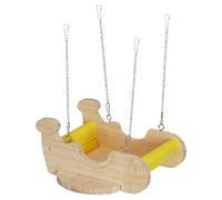 Hamac pour furet - Balançoire en bois en forme d'avion à suspendre, lit pour petit animal de compagnie, jouet de couchage confortable pour animal | gerbille hamster nain pour hérisson, chinchilla