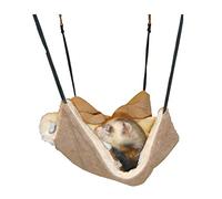 Hamac Pour Furet Brun Suede+peluche - Couchage
