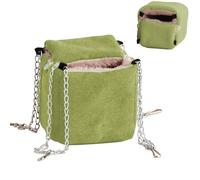Hamac pour hamster pour cage, Hamac pour animaux de compagnie pour cage, Lit pour furets Hamster Hamac écureuil, Lit chaud pour écureuil, lit de planeur de sucre, balançoire pour cricet