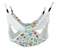 Hamac pour lit superposé,Hamster hamac,Hamac pour petits animaux,Hamac pour hamster double couche,Nid pour petits animaux en coton,Hamac pour cage pour animaux domestiques