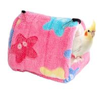 Hamac pour oiseaux - Accueil Hamac pour perroquets chauds d'hiver - Grotte douce pour petits animaux, hangar pour oiseaux pour la saison froide pour perroquets inséparables