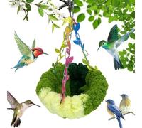 Hamac pour oiseaux - Bloc de peluche - Nid d'ange confortable pour l'hiver - Accessoire de cage en non-tissé doux - Pour cockatiel - Lit prudent pour perruche