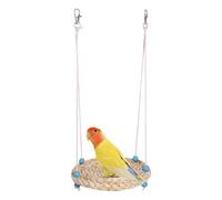 Hamac pour Oiseaux en Jonc de Mer, 15cm Tapis d'Escalade pour Perroquet
