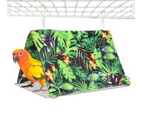 Hamac pour Oiseaux - Hutte À Oiseaux Hamac Nid pour Calopsitte,Accessoires de Cage Hamac de Sommeil Été pour Perruche Gris d'Afrique et Calopsitte