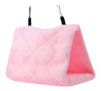 Hamac pour oiseaux, nid de perroquet en peluche suspendu triangulaire avec crochets, jouets de calopsitte doux et confortables en hiver, chauds et stables pour perroquet, perruche, calopsitte, conure