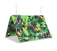 Hamac pour Oiseaux pour Cage, Perchoir Nid D'Été pour Oiseaux, Maison d'Été Accessoires Cage pour Perruches Calopsittes Conures Gris d'Afrique Perruches à Collier Inséparables Canaris Aras Dormir