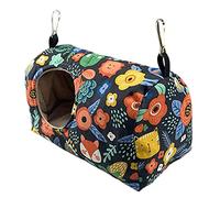 Hamac pour perroquet Happy Snuggle - Tente à suspendre - Maison chaude pour petits animaux - Cachette pour hamsters, perruches, conures - Hamac chaud pour cage - Pour perroquet - Lit pour petit animal