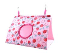 Hamac pour perruche | Nichoir d'hiver chaud pour conure, perroquet, calopsitte, canari | Accessoire de cage en peluche douce pour une protection contre le froid et un repos confortable | Lit suspendu