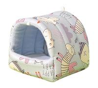 Hamac pour petit animal à suspendre dans un arbre - Accessoires pour hamster - Cachette en fourrure - Lit pour furets - Hamac lavable pour petits animaux à suspendre