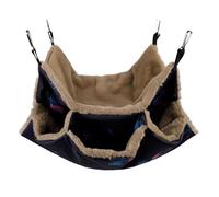 Hamac pour petits animaux - Hamac cage à furet | Hamac triple couche pour jouer et se reposer pour animaux de compagnie, hamac suspendu, cage de lit pour petits animaux pour perroquets, échelles à