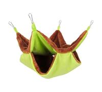 Hamac pour petits animaux | Hamac double couche pour petits animaux de compagnie - Hamac portable à suspendre pour animaux de compagnie - Accessoires doux pour petites cages pour animaux de compagnie