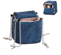 Hamac pour Petits Animaux, hamac Sugar Glider - Hamac pour Hamster nid d'écureuil,Balançoire Chaude pour Hamster, lit Chinchilla, hamac Chinchilla, lit Sugar Glider pour Hamster, écureuil, Furet