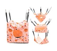 Hamac pour petits animaux - Lot de 4 hamacs d'Halloween pour | Lit d'écureuil pour la maison, l'intérieur, la chambre à coucher et le salon, les coins de la pièce, l'allée