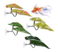 Hamac pour Poisson Betta d'Aquarium - Zone De Frai pour Bettas,4 Pièces Souples de Décoration pour Frai et Repos