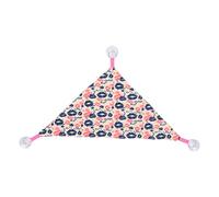 Hamac Pour Reptiles 2 Pièces, Hamac Suspendu Triangulaire Respirant, Taille Grande et Petite, Pour Dragons Barbus, Geckos, Lézards - Matériau Doux et Résistant, Fixation Par (Taille des lèvres M)